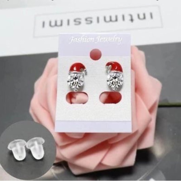 Absolutely Beautiful Christmas Set Stud Earrings 2 Pairs - Picture 5 of 10